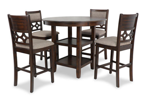 MITCHELL 5 PC COUNTER SET-CHERRY - Big's Furniture (NV) - Multi Location