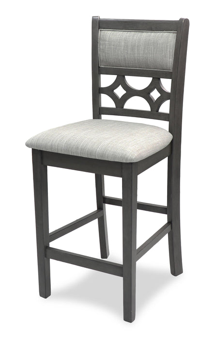 MITCHELL 5 PC COUNTER SET-GRAY - Big's Furniture (NV) - Multi Location