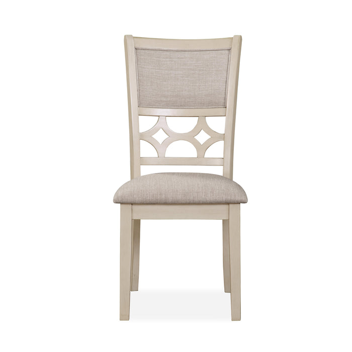 MITCHELL 5 PC DINING SET-TWO TONE BISQUE/BROWN - Big's Furniture (NV) - Multi Location