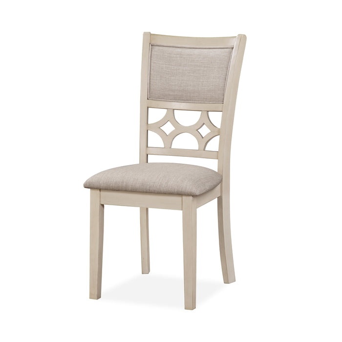 MITCHELL 5 PC DINING SET-TWO TONE BISQUE/BROWN - Big's Furniture (NV) - Multi Location