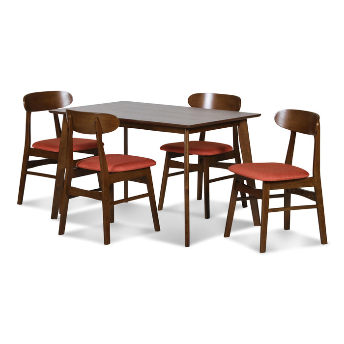 MOROCCO DINING CHAIR W/ORANGE SEAT CUSHION - Big's Furniture (NV) - Multi Location