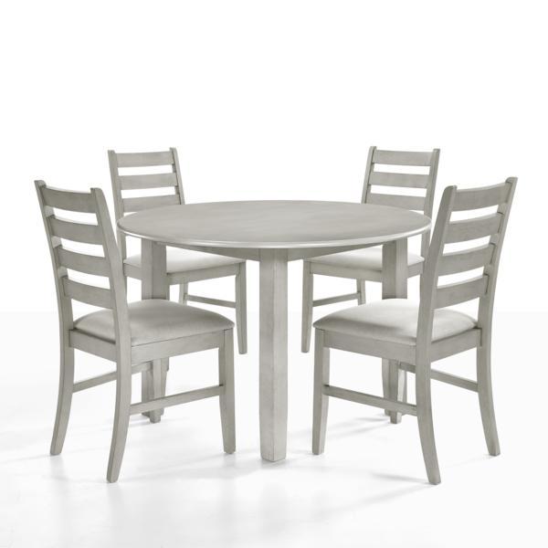 PASCAL 47" ROUND DINING TABLE-DRIFTWOOD - Big's Furniture (NV) - Multi Location