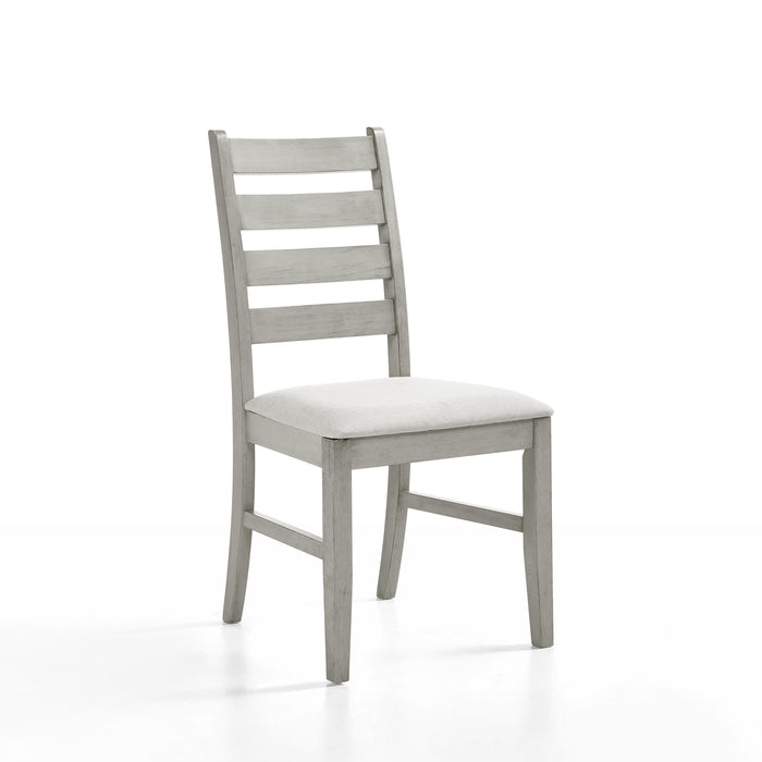 PASCAL LADDERBACK DINING CHAIR (2 Per Carton)-DRIFTWOOD - Big's Furniture (NV) - Multi Location