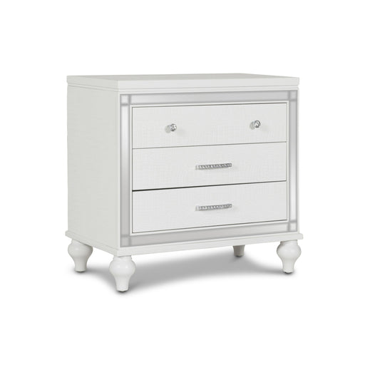 VALENTINO NIGHTSTAND-WHITE - Big's Furniture (NV) - Multi Location