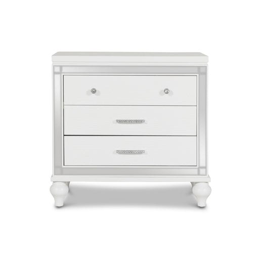 VALENTINO NIGHTSTAND-WHITE - Big's Furniture (NV) - Multi Location