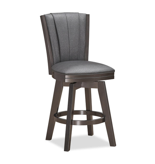 DIVA 24" SWIVEL COUNTER STOOL-GLITTER GRAY - Big's Furniture (NV) - Multi Location