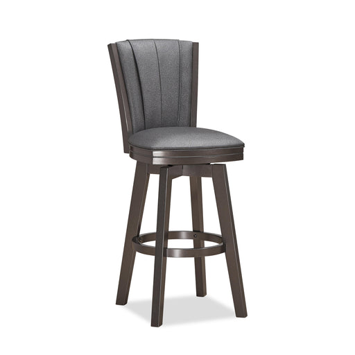 DIVA 30" SWIVEL BAR STOOL-GLITTER GRAY - Big's Furniture (NV) - Multi Location