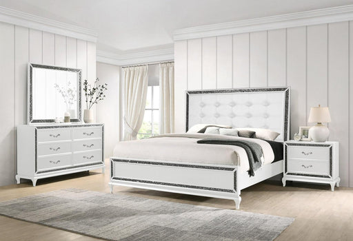 New Classic Furniture Park Imperial California King Bed in White - Big's Furniture (NV) - Multi Location