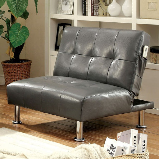 Bulle Chair Grey & Red - Big's Furniture (NV) - Multi Location