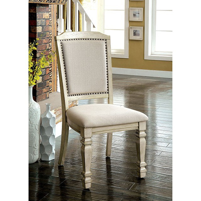 HOLCROFT Antique White/Ivory Side Chair (2/CTN) - Big's Furniture (NV) - Multi Location