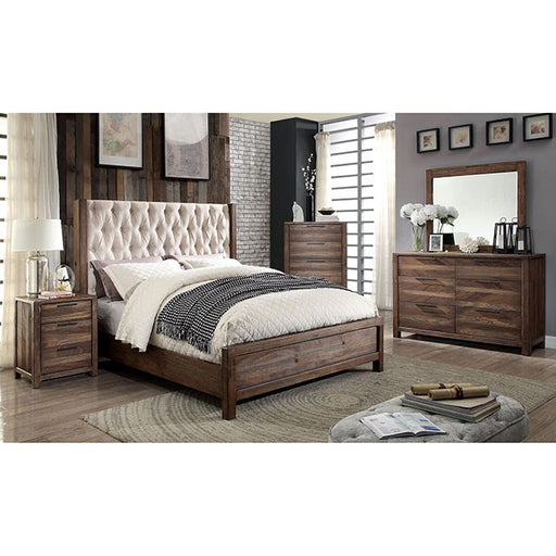 Hutchinson Rustic Natural Tone/Beige Cal.King Bed - Big's Furniture (NV) - Multi Location