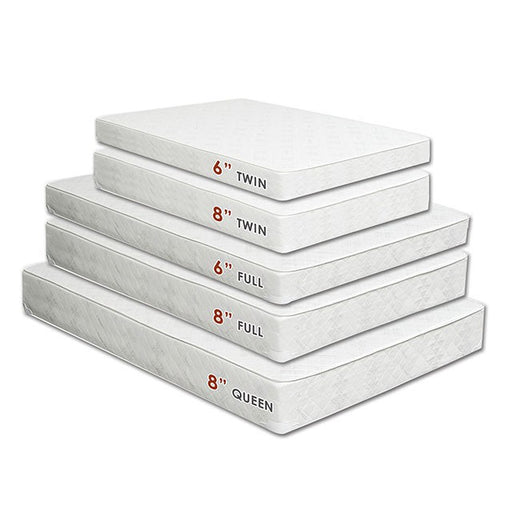 Daisy White 8" Bunkie Board Combo Mattress, Full - Big's Furniture (NV) - Multi Location
