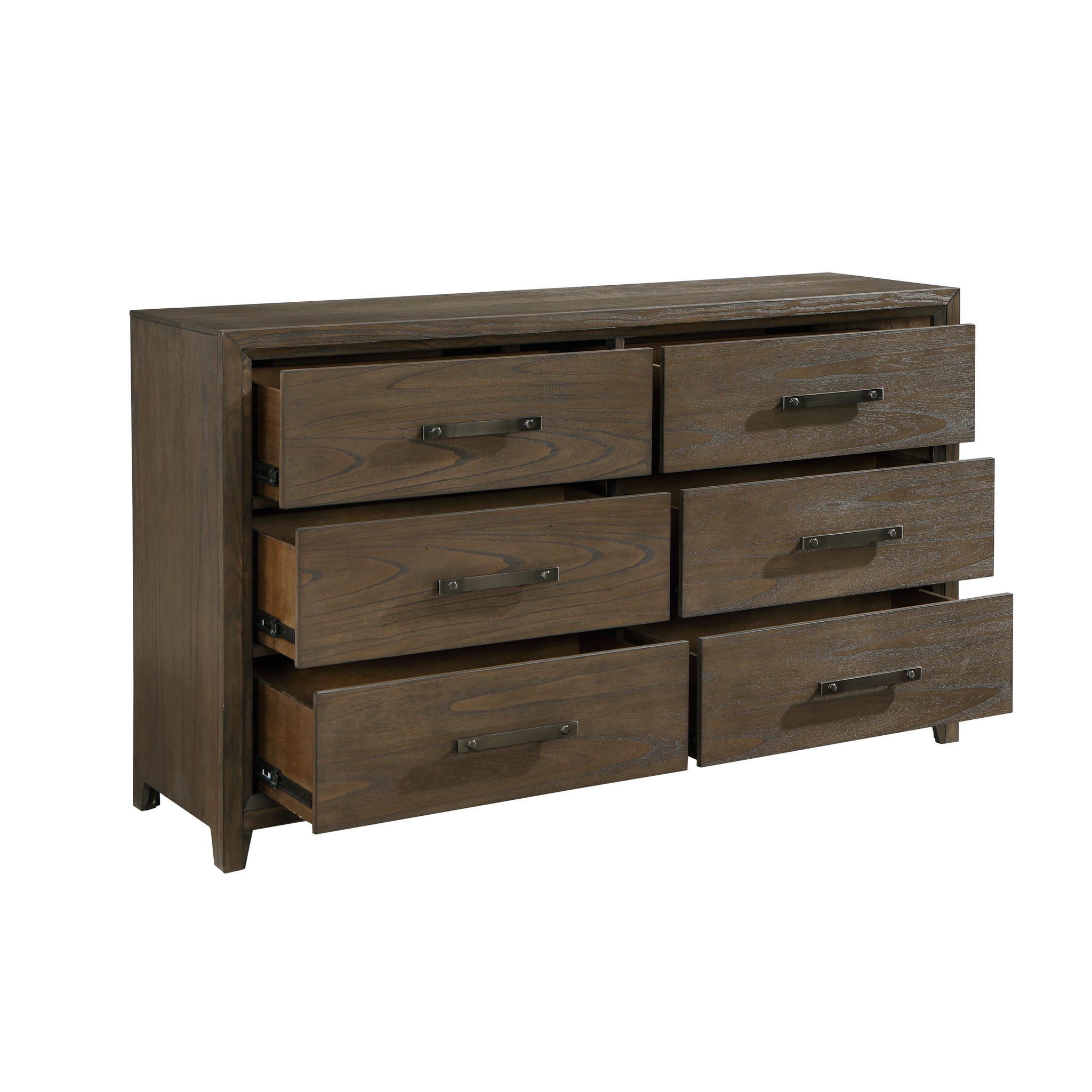 cambridge brown dresser Comfort Pointe Brown 3-Drawer Wood Dresser, Acacia Veneer, 42""W x 17""D"