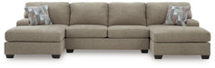 Newellen Sectional with Double Chaise - Big's Furniture (NV) - Multi Location