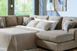 Newellen Sleeper Sectional with Chaise - Big's Furniture (NV) - Multi Location