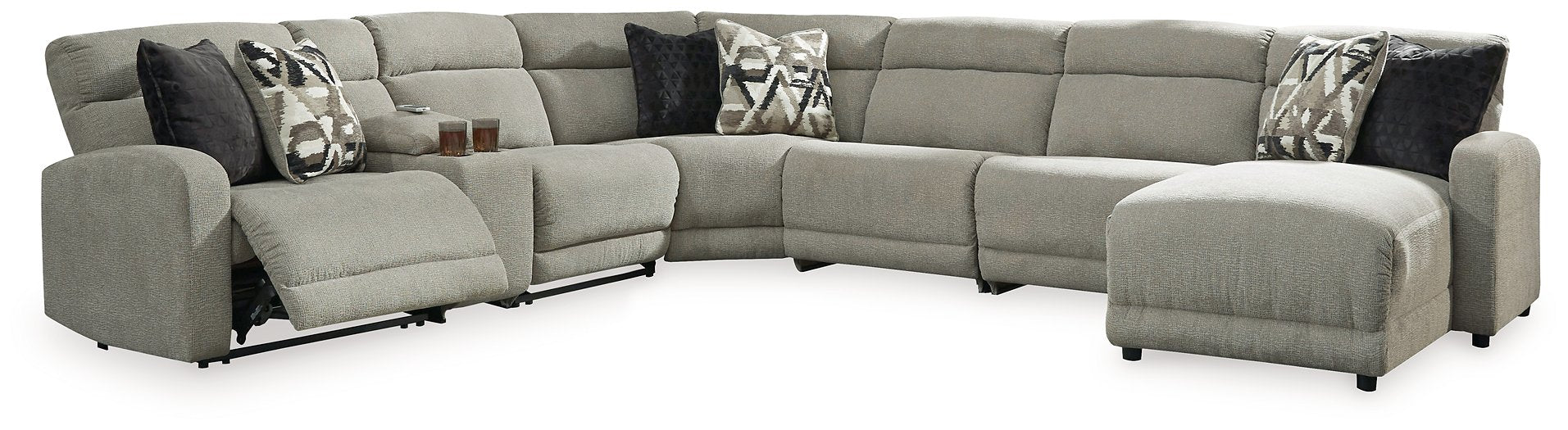 Colleyville Power Reclining Sectional with Chaise - Big's Furniture (NV) - Multi Location