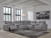 Modmax II Power Reclining Sectional with Audio Consoles - Big's Furniture (NV) - Multi Location