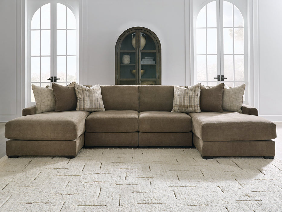 Camellia-Court Double Chaise Sectional - Big's Furniture (NV) - Multi Location