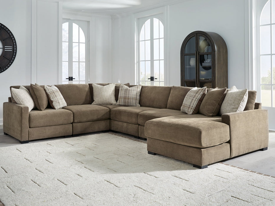 Camellia-Court Sectional with Chaise - Big's Furniture (NV) - Multi Location