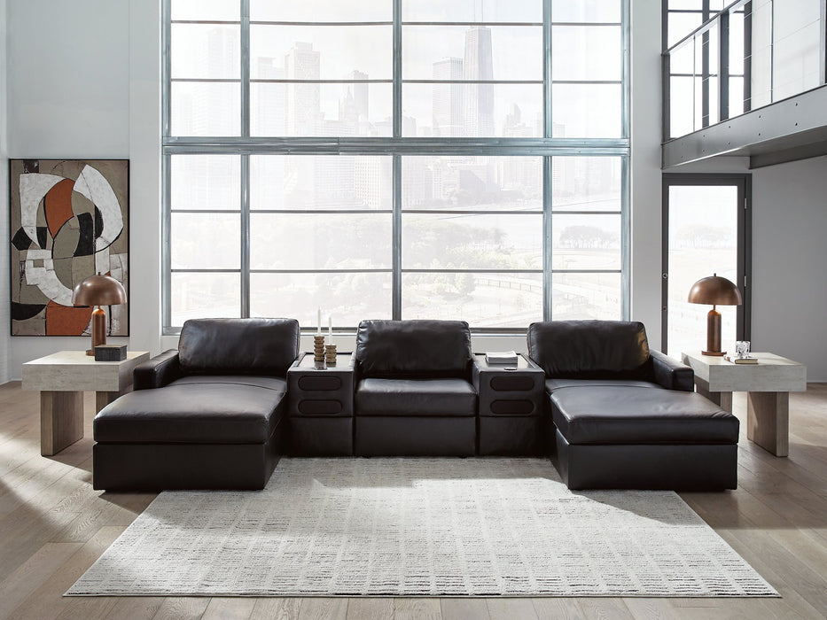 Modmax II Double Chaise Sectional with Audio Consoles - Big's Furniture (NV) - Multi Location