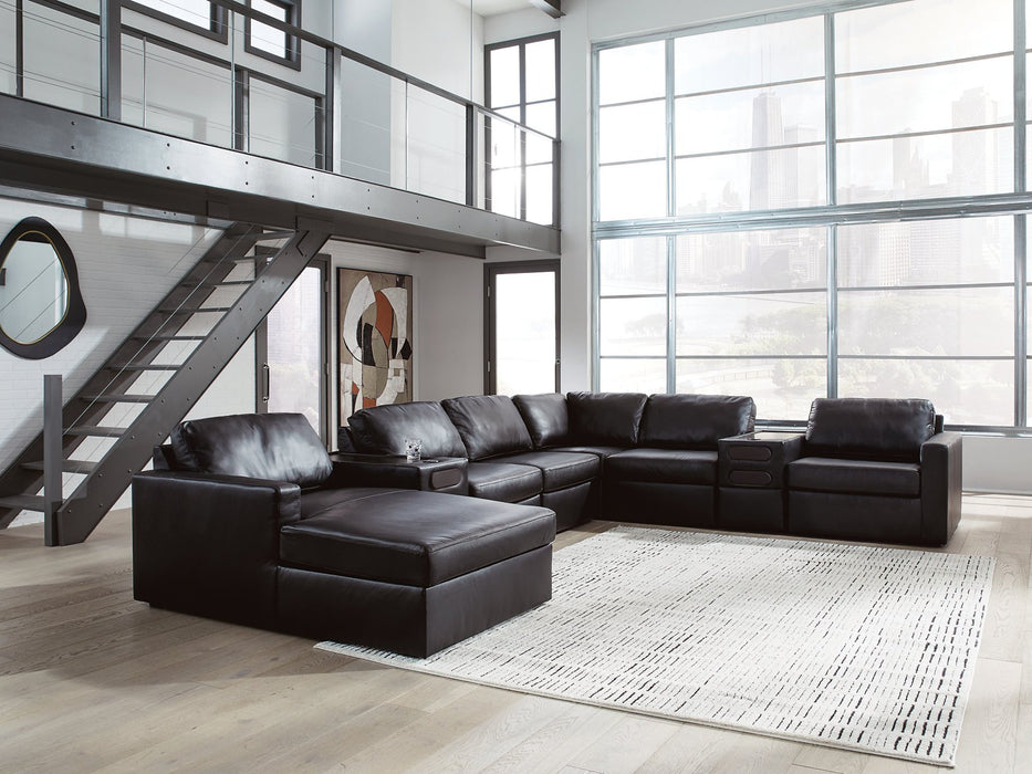 Modmax II Sectional with Chaise and Audio Consoles - Big's Furniture (NV) - Multi Location