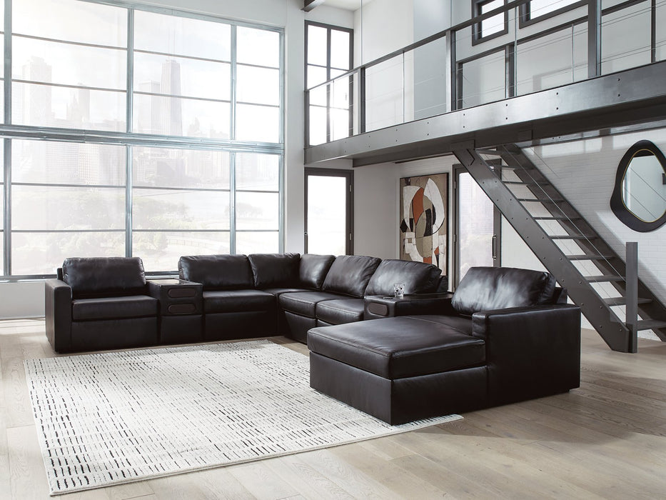 Modmax II Sectional with Chaise and Audio Consoles - Big's Furniture (NV) - Multi Location