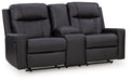 Mackmenville Reclining Loveseat with Console - Big's Furniture (NV) - Multi Location