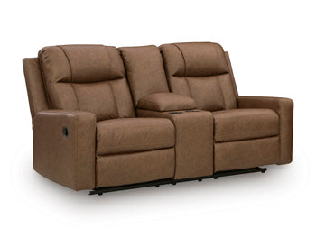 Mackmenville Reclining Loveseat with Console - Big's Furniture (NV) - Multi Location