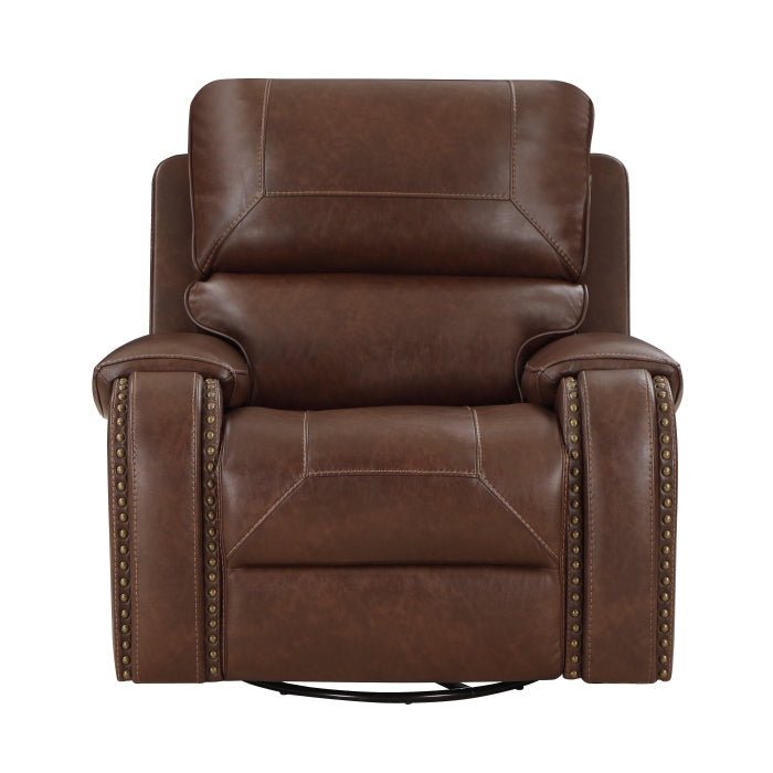 8549BRW-1 - Swivel Glider Reclining Chair