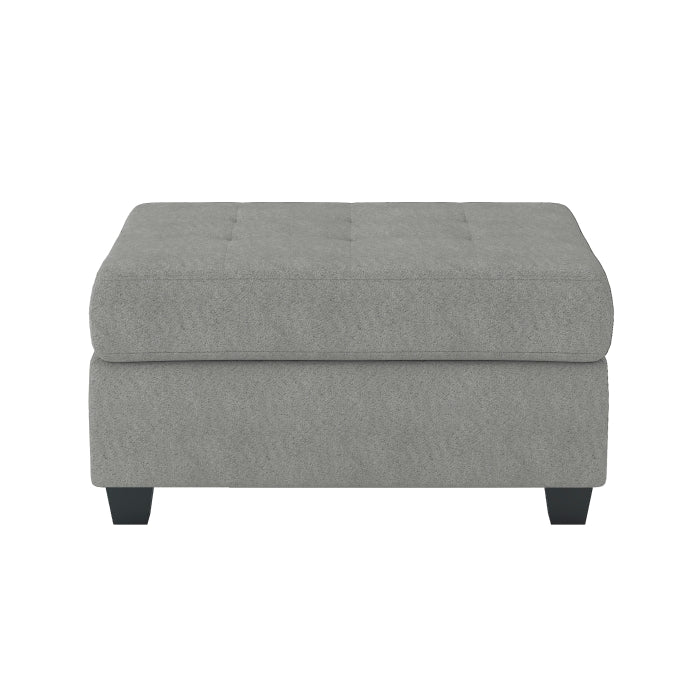 9507GRY-4 - Storage Ottoman