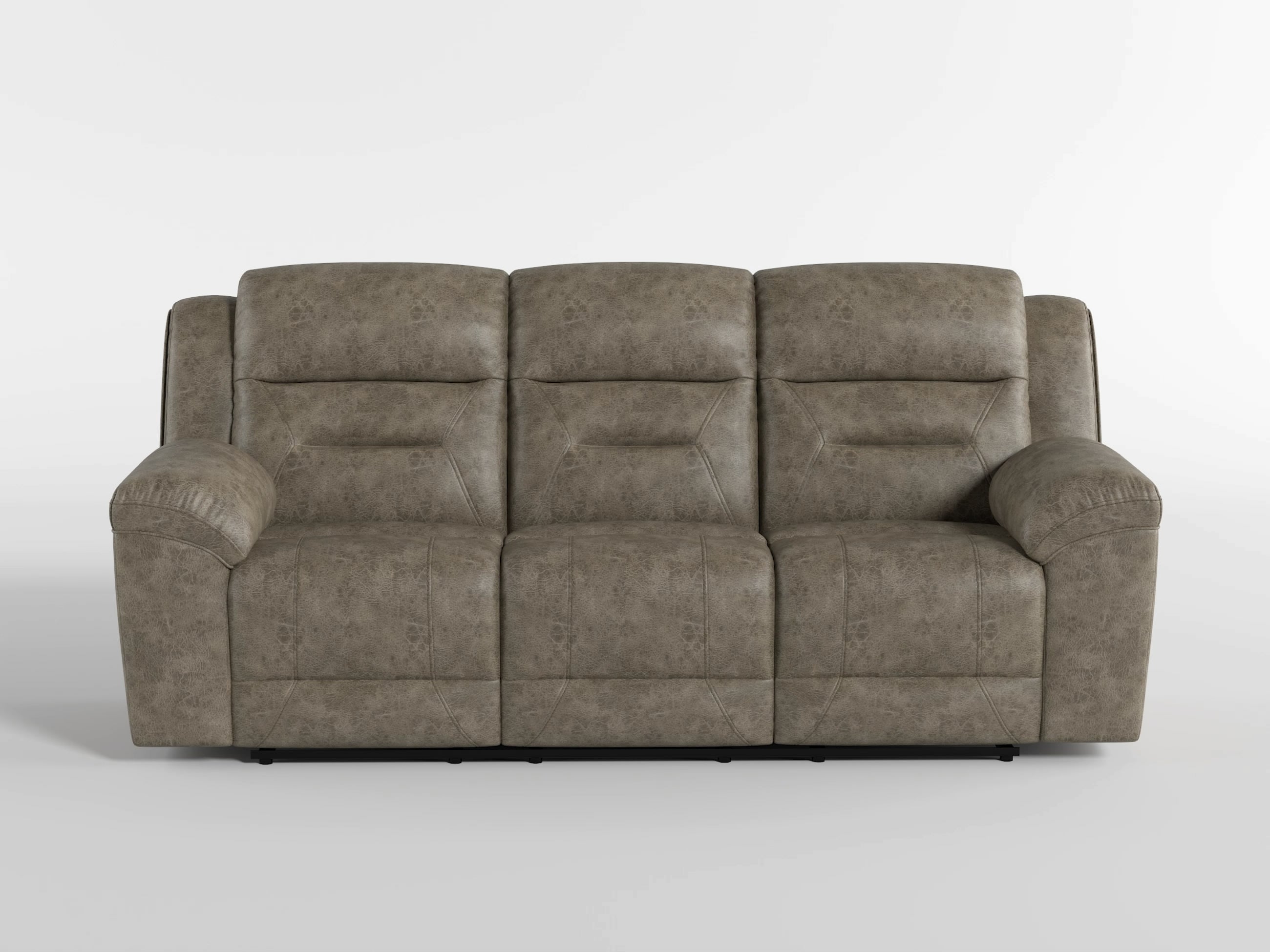 ナカザワショーコ シードラスブラザー ソフビ ブラウン 8538BR-3 - Double Reclining Sofa