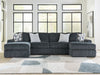 Midnight-Madness Double Chaise 3-Piece Sectional - Big's Furniture (NV) - Multi Location