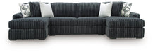 Midnight-Madness Double Chaise 3-Piece Sectional - Big's Furniture (NV) - Multi Location