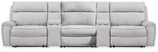 Social Pointe Reclining Sectional with Storage Consoles - Big's Furniture (NV) - Multi Location