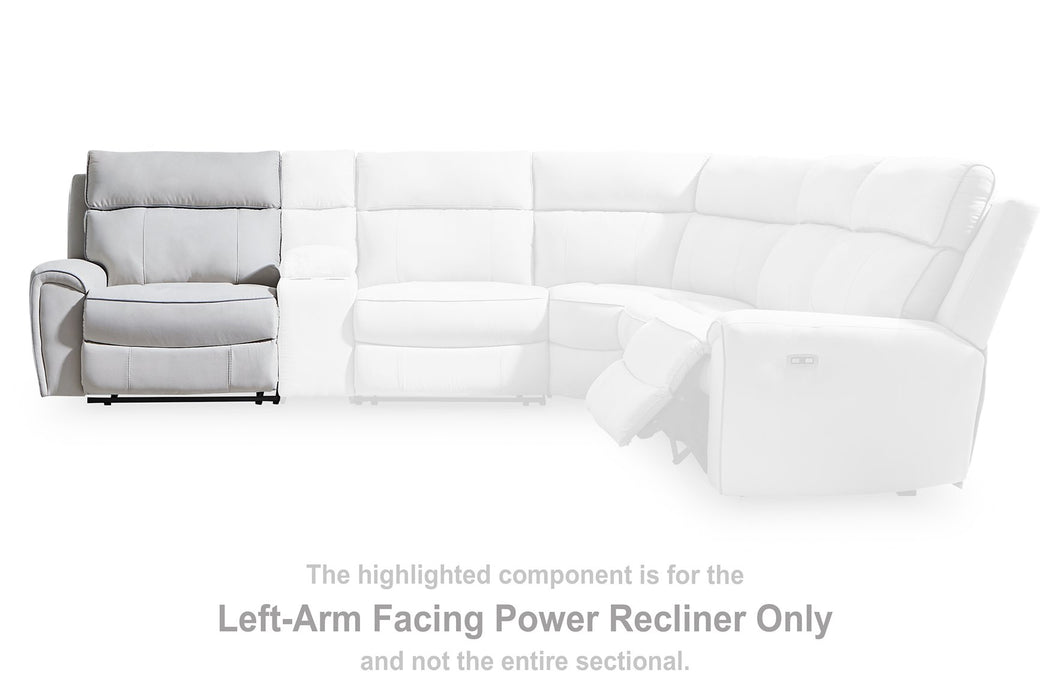 Social Pointe Reclining Sectional with Storage Consoles - Big's Furniture (NV) - Multi Location