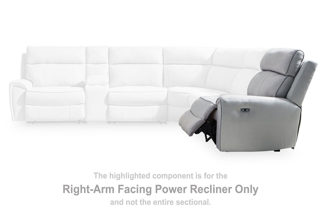 Social Pointe Reclining Sectional with Storage Consoles - Big's Furniture (NV) - Multi Location