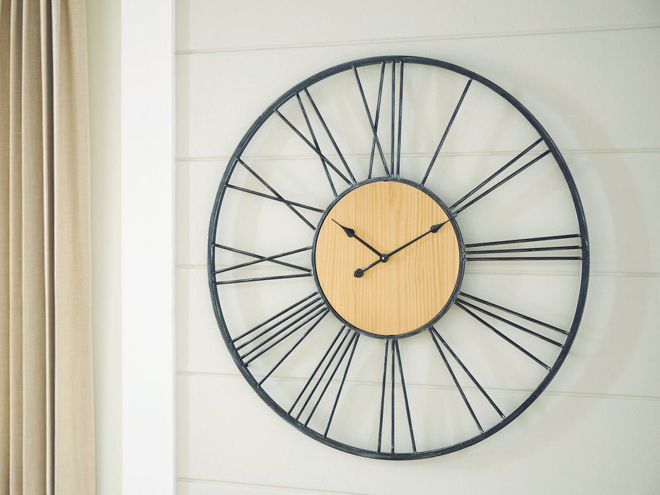 Brockett Wall Clock - Big's Furniture (NV) - Multi Location