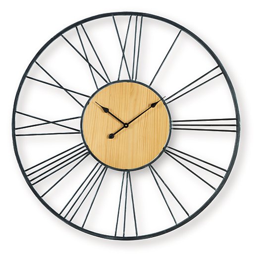 Brockett Wall Clock - Big's Furniture (NV) - Multi Location