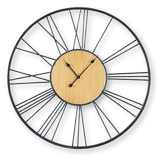 Brockett Wall Clock - Big's Furniture (NV) - Multi Location