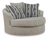 Calnita Oversized Swivel Accent Chair - Big's Furniture (NV) - Multi Location