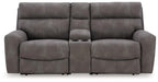Next-Gen DuraPella Power Reclining Sectional Loveseat with Console - Big's Furniture (NV) - Multi Location