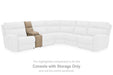 Next-Gen DuraPella Power Reclining Sectional Loveseat with Console - Big's Furniture (NV) - Multi Location