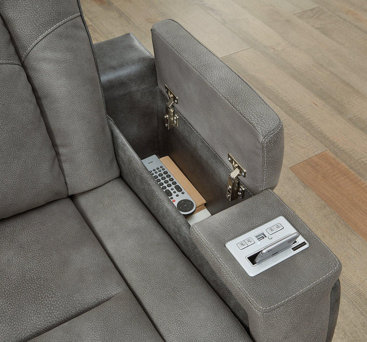 Next-Gen DuraPella Power Reclining Loveseat with Console - Big's Furniture (NV) - Multi Location