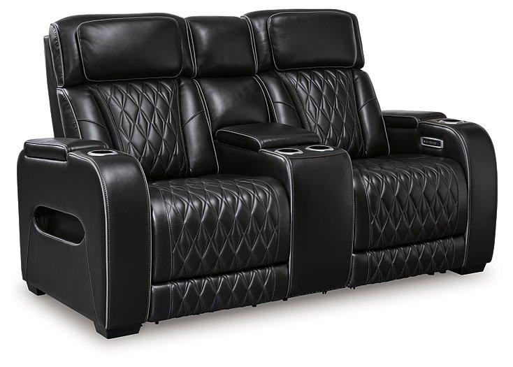 Boyington Power Reclining Loveseat with Console - Big's Furniture (NV) - Multi Location