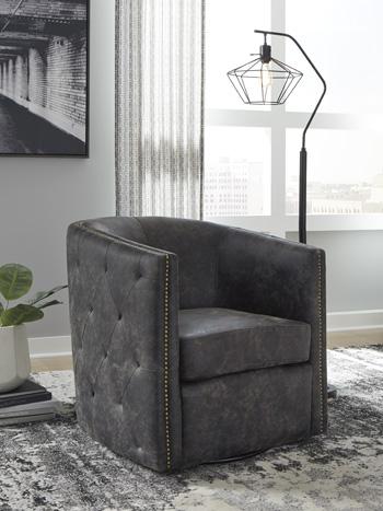 Brentlow Swivel Accent Chair - Big's Furniture (NV) - Multi Location