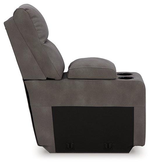 Next-Gen DuraPella Power Reclining Sectional Loveseat with Console - Big's Furniture (NV) - Multi Location