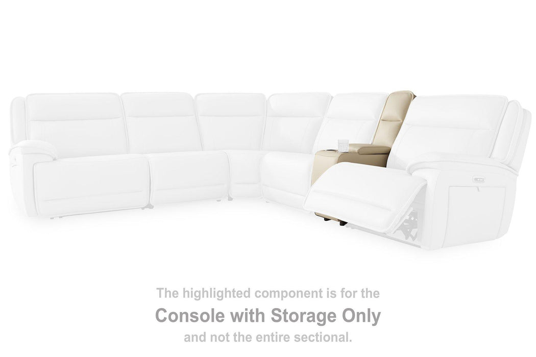 Double Deal Reclining Sectional with Console - Big's Furniture (NV) - Multi Location