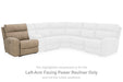 Next-Gen DuraPella Power Reclining Sectional Loveseat with Console - Big's Furniture (NV) - Multi Location