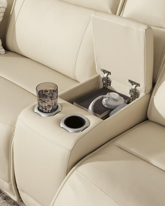 Double Deal Reclining Sectional with Console - Big's Furniture (NV) - Multi Location