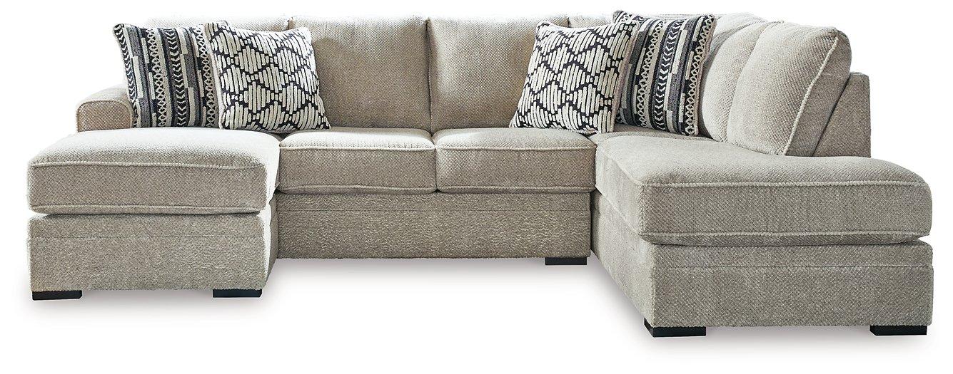 Calnita Sectional with Chaise - Big's Furniture (NV) - Multi Location